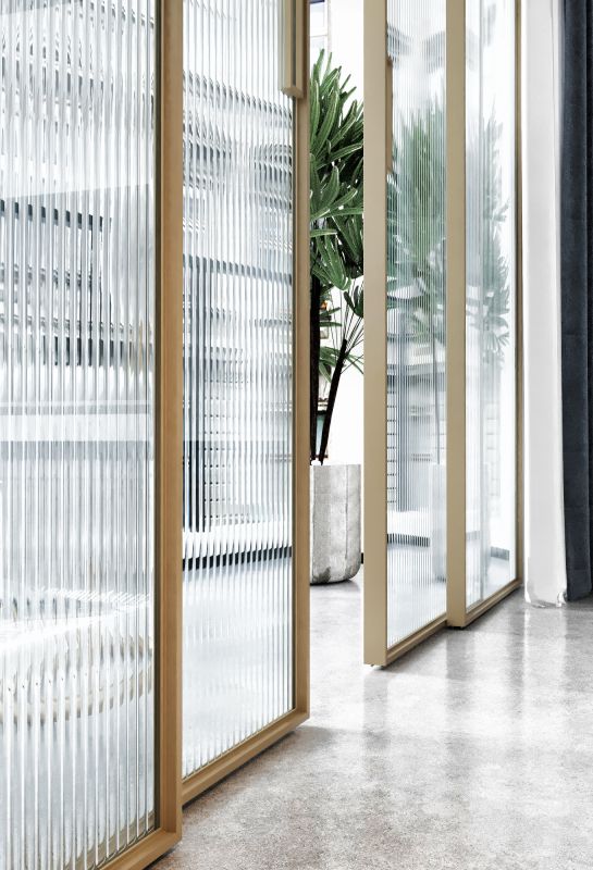 fluted glass for doors